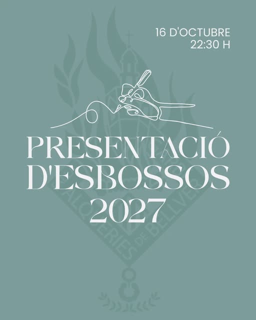 🎨PRESENTACIÓ D'ESBOSSOS 2027 FALLA ALQUERIES DE BELLVER - GARBÍ.