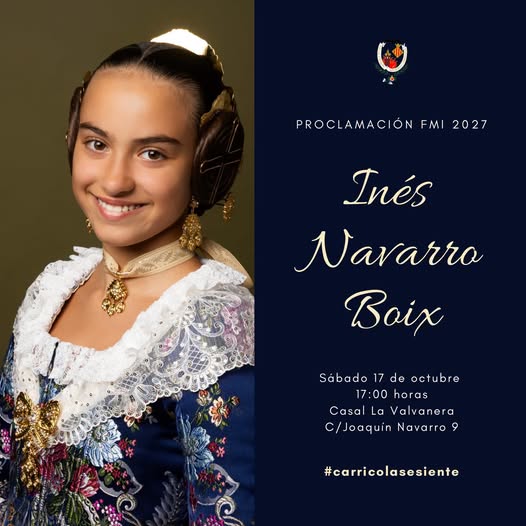 🔸Proclamación FMI. Falla Joaquín Navarro - Carricola.