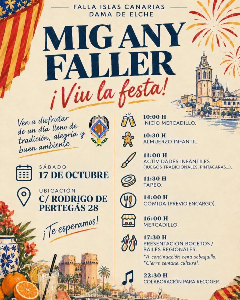 🔸Mig Any Falla Dama de Elche.
