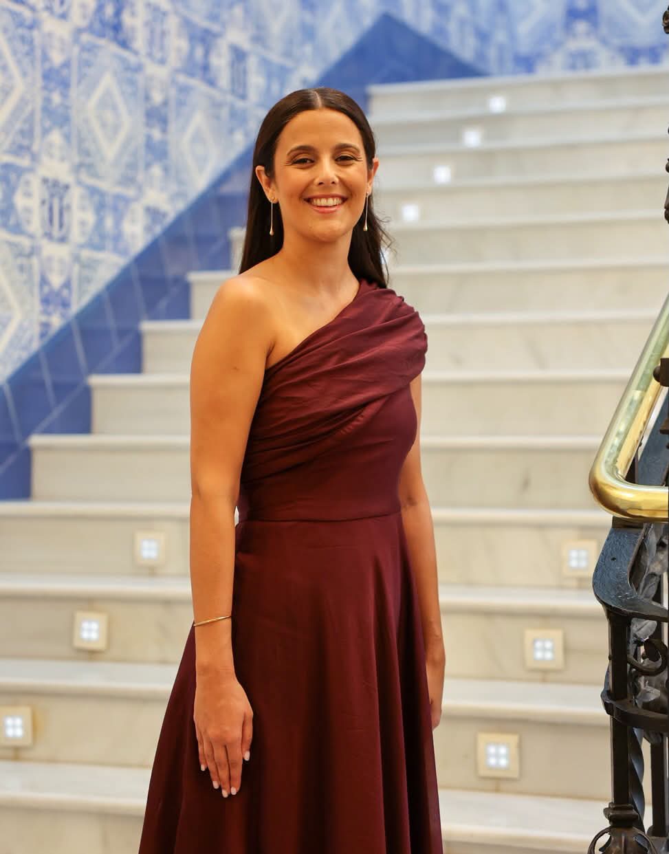 ✨Las candidatas mayores asisten al palacio de la exposición.