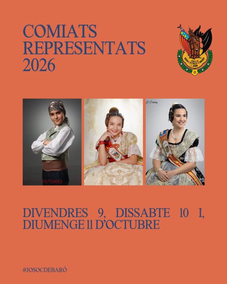 🔹Comiat representants Falla Barón San Petrillo.