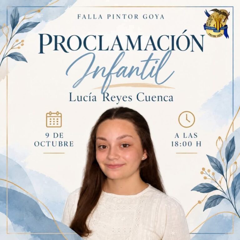 🔹Proclamación fallera mayor infantil Falla Pintor Goya - Brasil.