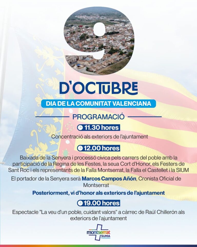 🔵🔴🟡 PROGRAMACIÓ 9 D’OCTUBRE A MONTSERRAT.