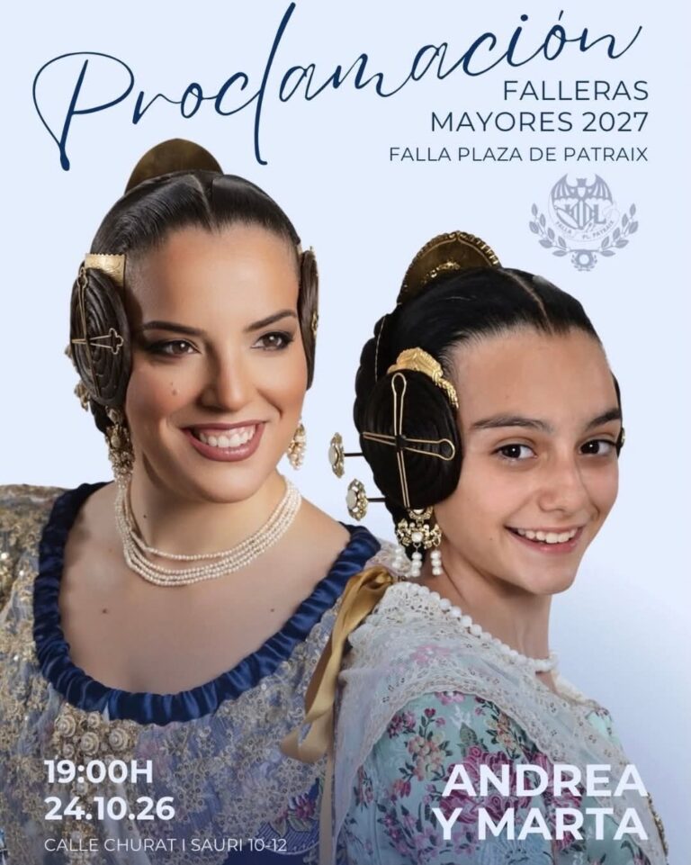 🔸Proclamación falleras mayores Falla Plaza Patraix.
