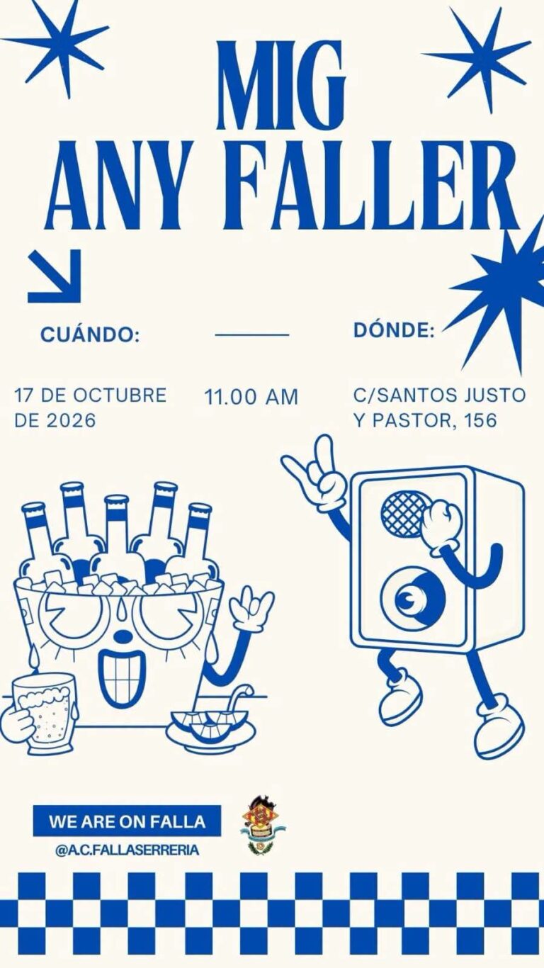 🔹Mig Any en la Falla Santos Justo y Pastor Serreria.