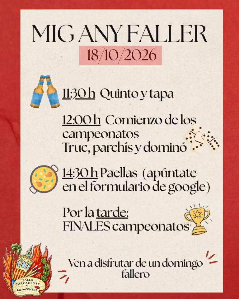 🔹Mig Any Falla Carcagente Jerónimo Muñoz.