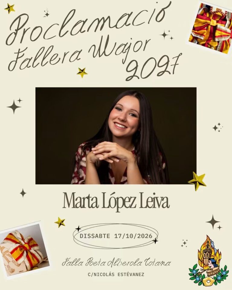 ✨ Proclamació de la nostra Fallera Major, Falla Poeta Alberola - Totana.