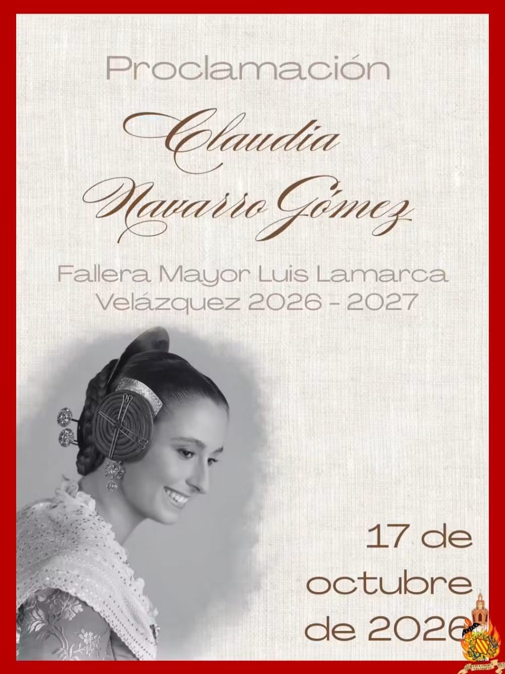 ✨ Proclamación de nuestra Fallera Mayor, Falla Luis Lamarca - Velázquez.