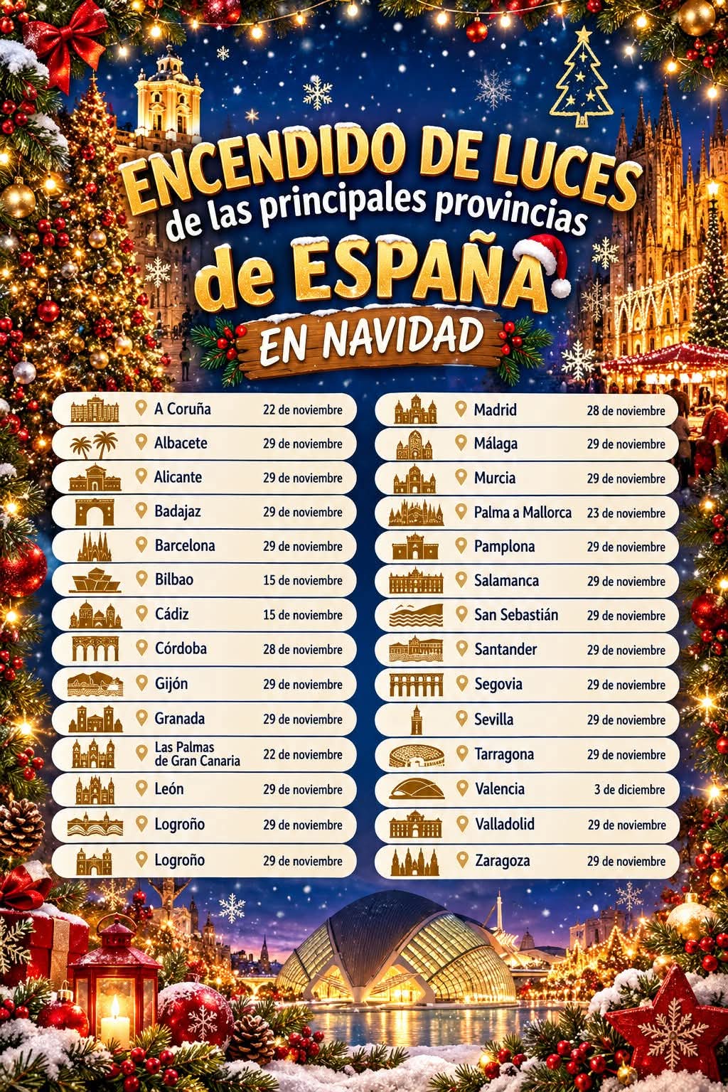 💡Encendido de Luces Navideñas.