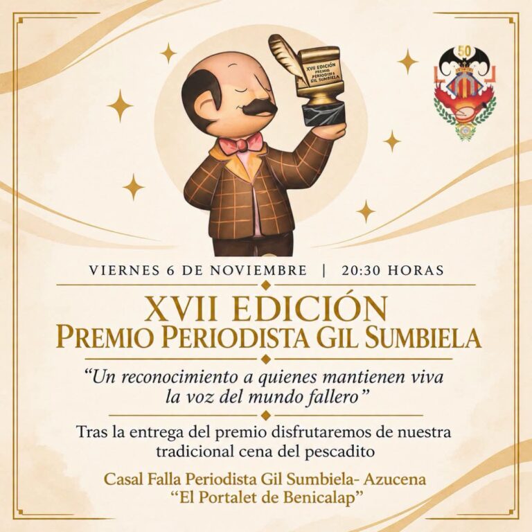 ✨ XVII Edición del Premio Periodista Gil Sumbiela.