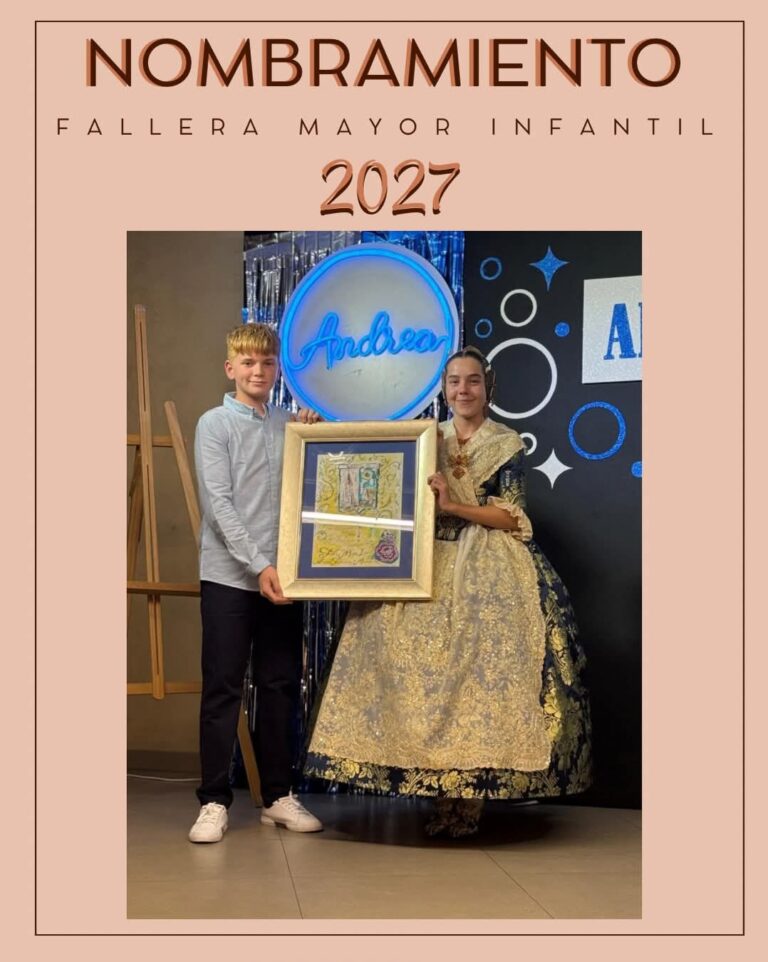 ✨ NOMBRAMIENTO FALLERA MAYOR INFANTIL 26 - 27, Falla Sant Josep de la Muntanya - Terol.