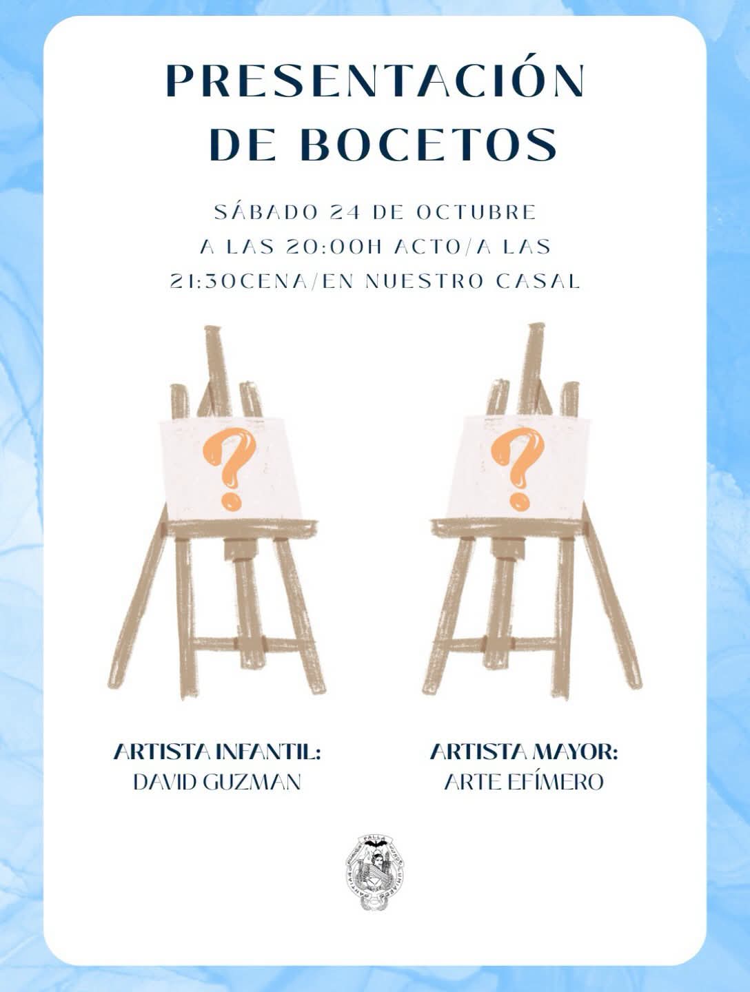 🎨 Presentación de bocetos, Falla Santiago Rusiñol - Conde Lumiares.