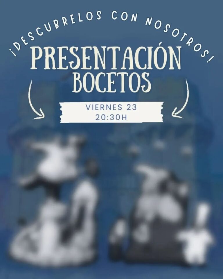 🎨 Presentación de Bocetos, Falla Tres Forques - Cuenca - Perez Galdos.